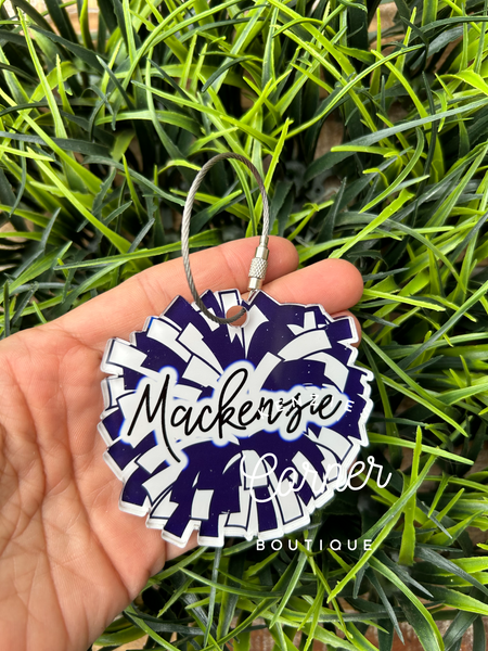 Blank Acrylic cheer tag