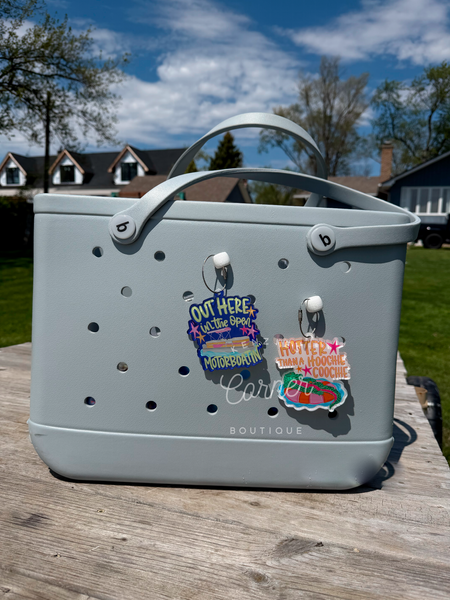 Blank Acrylic Hotter then bag tag or charm