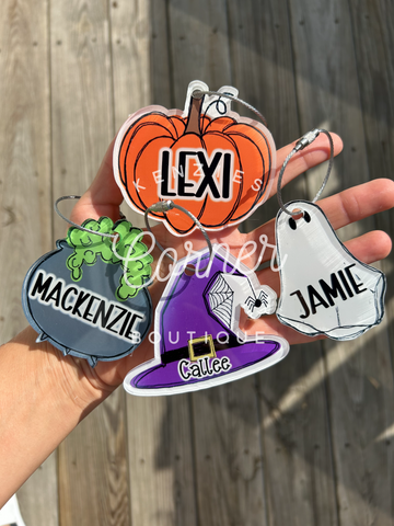 Blank Acrylic Halloween tags