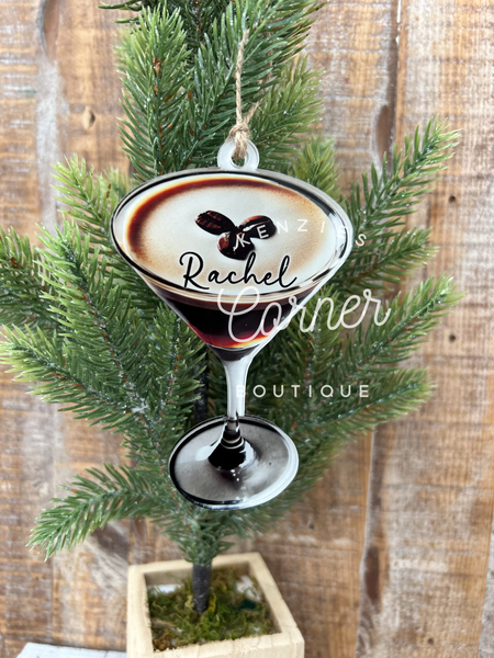 Blank Acrylic espresso martini ornaments