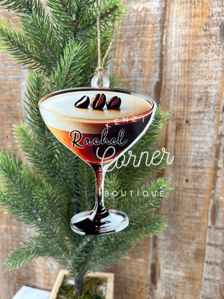 Blank Acrylic espresso martini ornaments