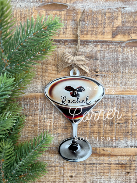 Blank Acrylic espresso martini ornaments