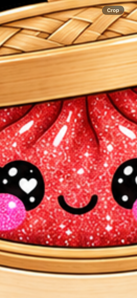 Customized dumpling ornament or bag tag
