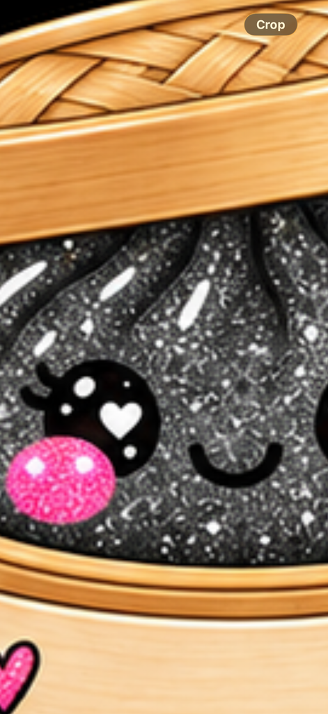 Customized dumpling ornament or bag tag