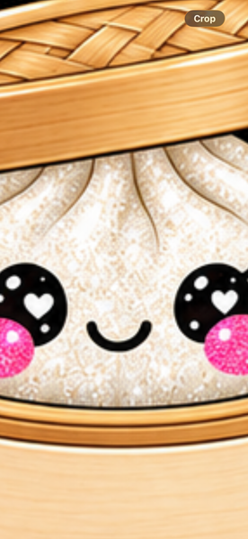 Customized dumpling ornament or bag tag