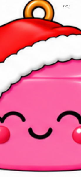 PNG file for the Santa hat cubes and butter