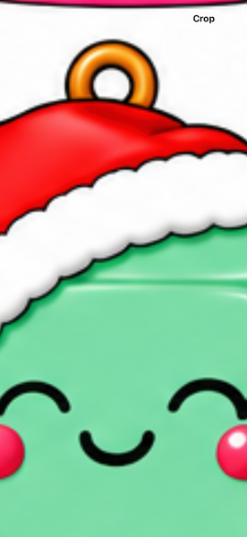 PNG file for the Santa hat cubes and butter