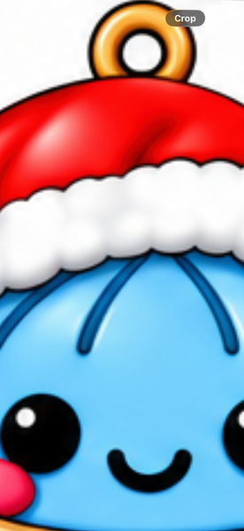 PNG file for the Santa hat dumplings