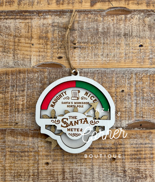 Santa meter ornament