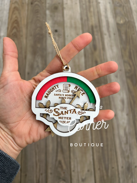 Santa meter ornament