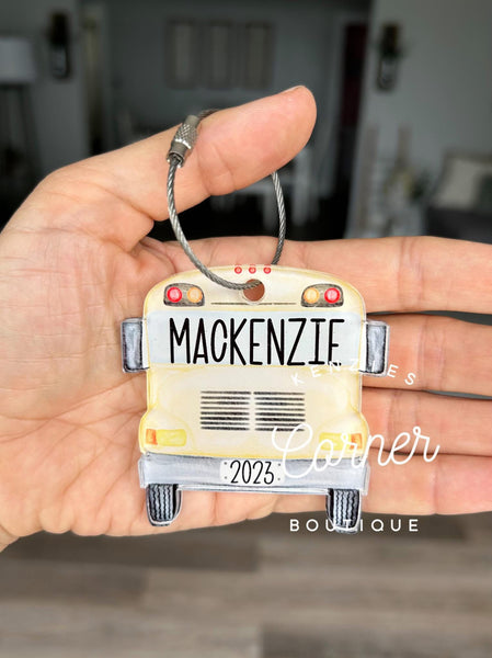 Customized Bus bag tag