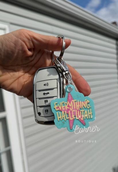 Completed Acrylic keychain shapes