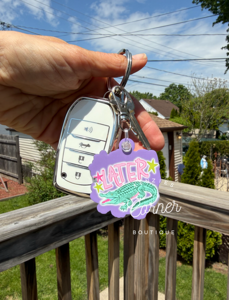 Completed Acrylic keychain shapes
