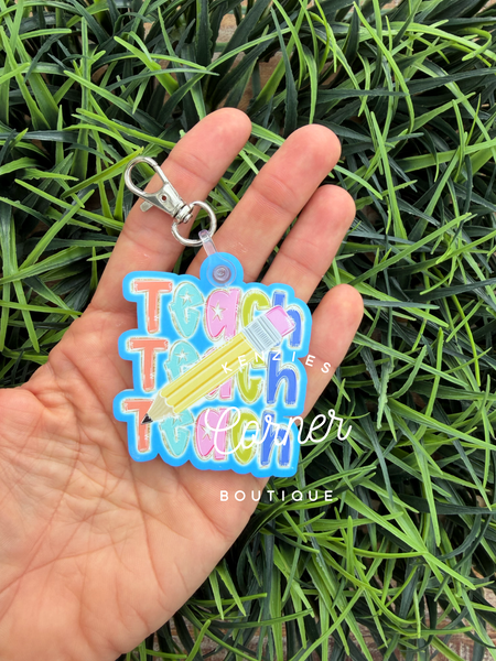 Completed Acrylic keychain shapes