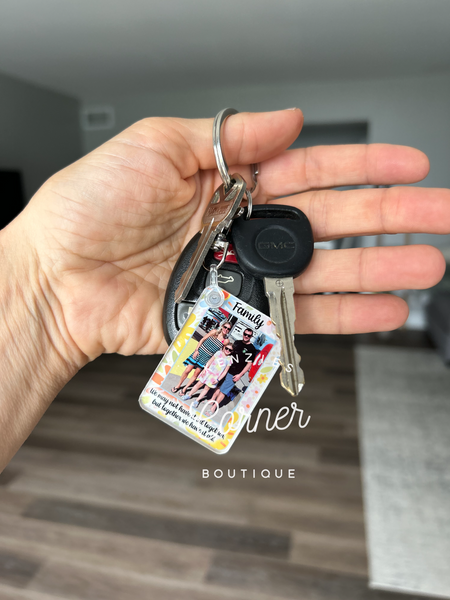 Blank Acrylic keychain to match MM car clip designs