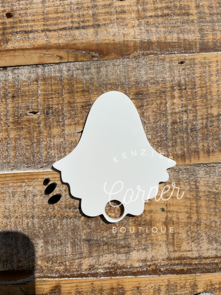 Blank Acrylic sublimation GHOST 40 oz name plate