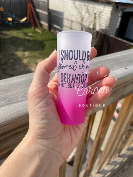 Blank 3 oz sublimation shot glass