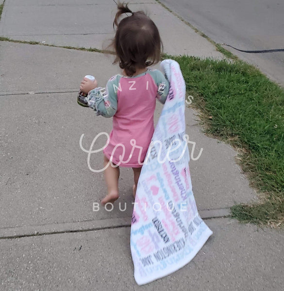 Blank sublimation white baby blanket