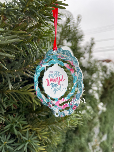 Blank Sublimation wind spinner ornament