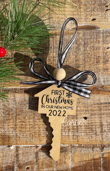 Blank Key wood sublimation ornament