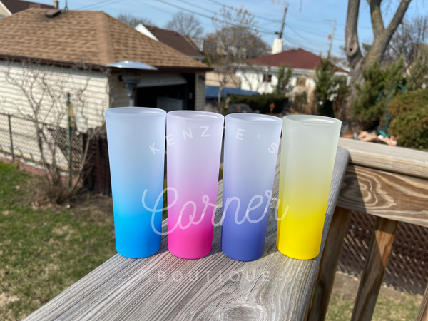 Blank 3 oz sublimation shot glass