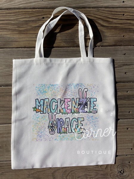 Blank for sublimation canvas tote bag