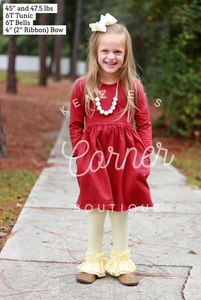 Cranberry 3/4 sleeve pocket tunic