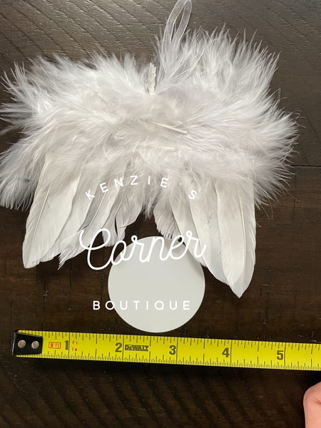 Blank Sublimation feather ornament