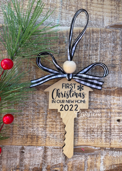 Blank Key wood sublimation ornament