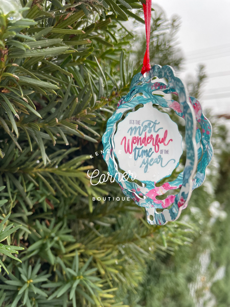 Blank Sublimation wind spinner ornament