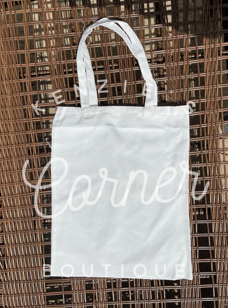 Blank for sublimation canvas tote bag