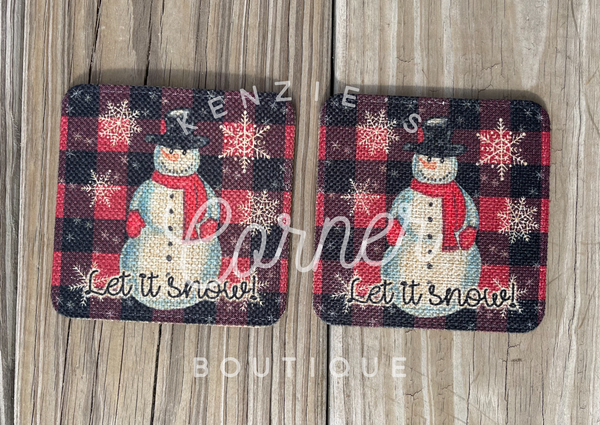 Blank sublimation burlap coasters (2)